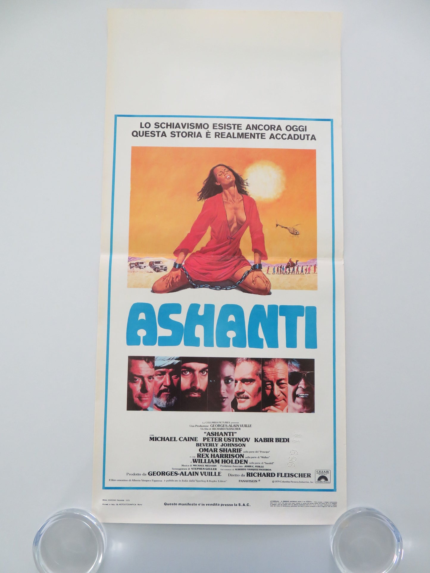 Ashanti Italian Locandina Poster Michael Caine Peter Ustinov 1979 Movie posters