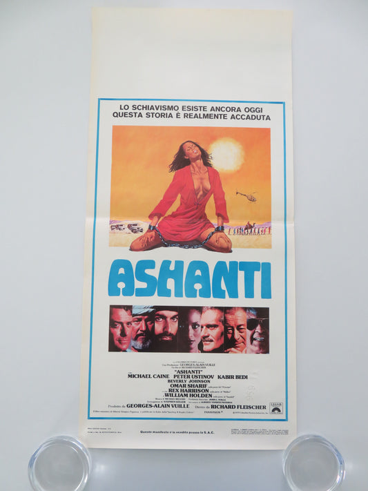 Ashanti Italian Locandina Poster Michael Caine Peter Ustinov 1979 Movie posters