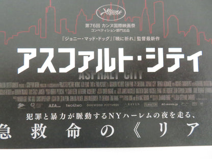 ASPHALT CITY JAPANESE CHIRASHI (B5) POSTER SEAN PENN TYE SHERIDAN 2023 Movie posters