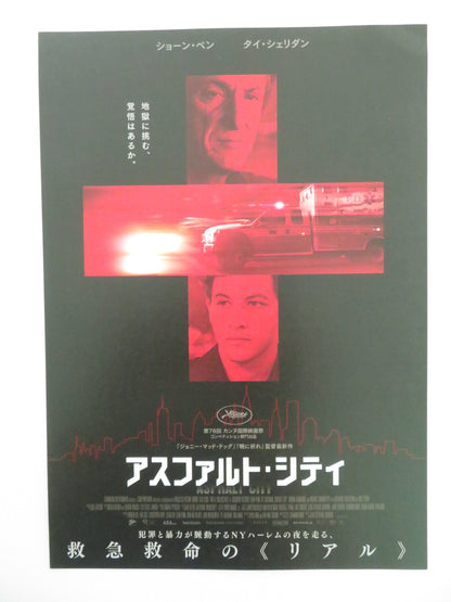 ASPHALT CITY JAPANESE CHIRASHI (B5) POSTER SEAN PENN TYE SHERIDAN 2023 Movie posters