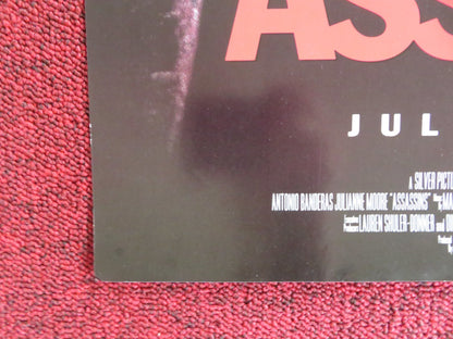 ASSASSINS VHS VIDEO POSTER SYLVESTER STALLONE ANTONIO BANDERAS 1995 Rendezvous Cinema Movie posters