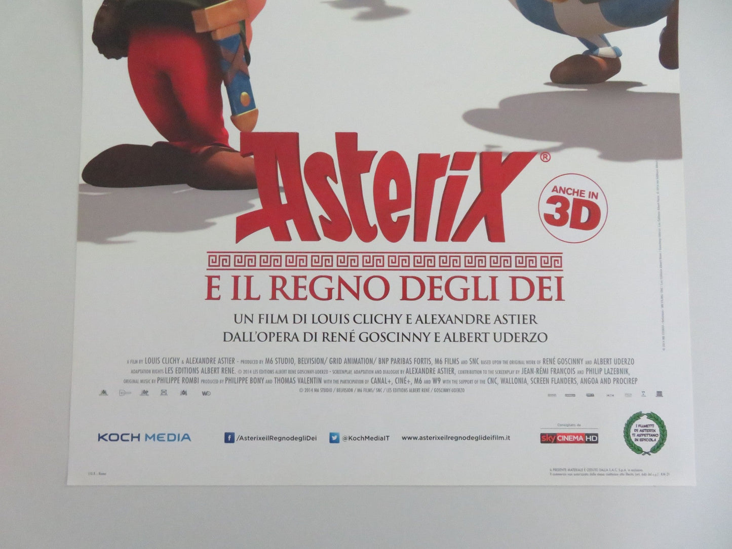 Asterix: The Mansions of the Gods Italian Locandina Poster Roger Carel 2014 Movie posters