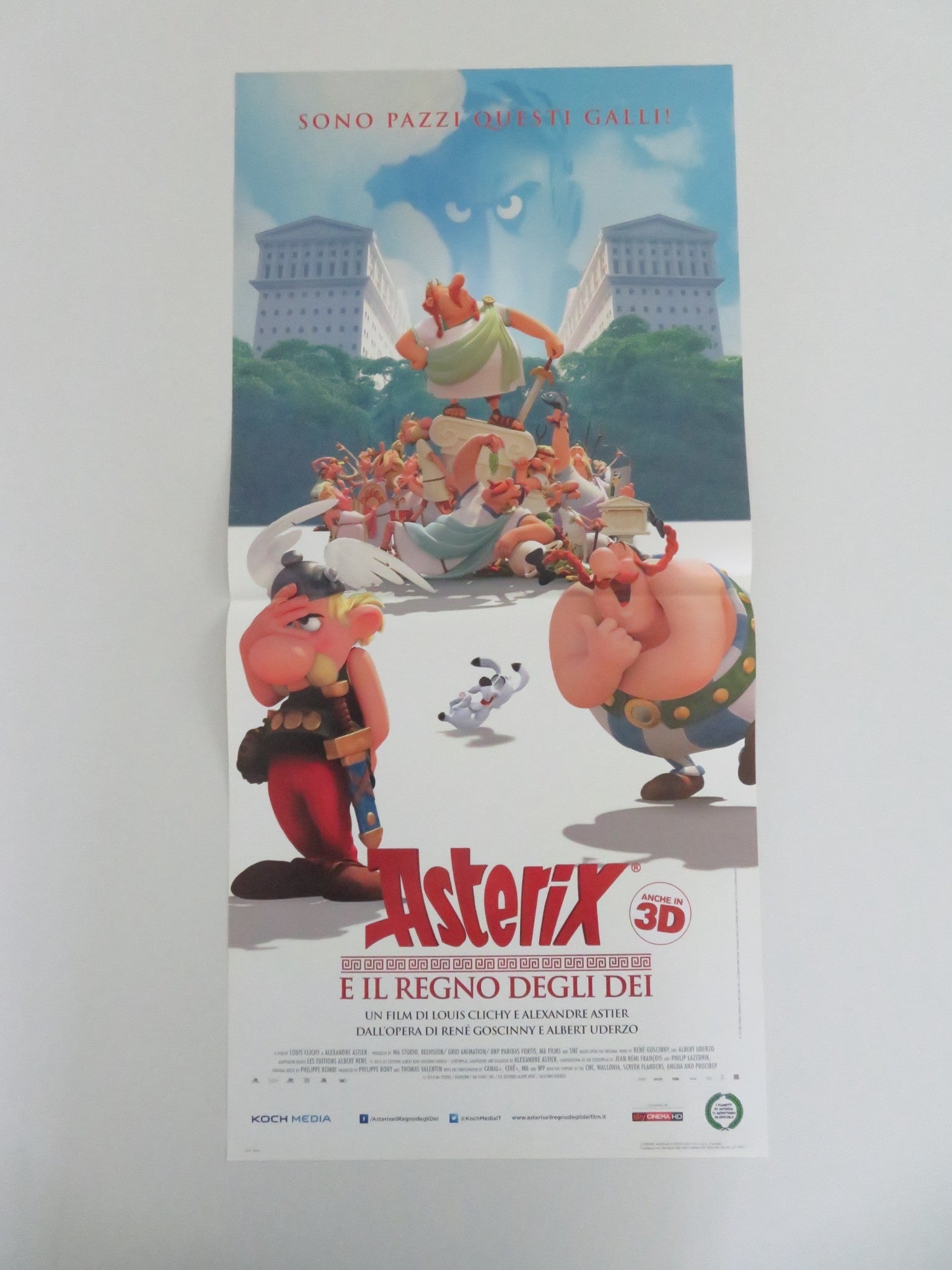 Asterix: The Mansions of the Gods Italian Locandina Poster Roger Carel 2014 Movie posters