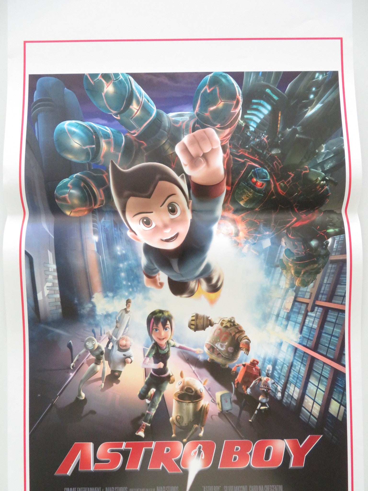 Astro Boy ITALIAN LOCANDINA POSTER Charlize Theron Freddie Highmore 2009 Movie posters