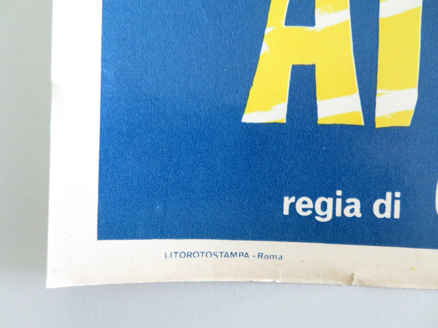 AT THE EDGE OF THE CITY - H ITALIAN FOTOBUSTA POSTER MASSIMO GIROTTI 1953 Movie posters