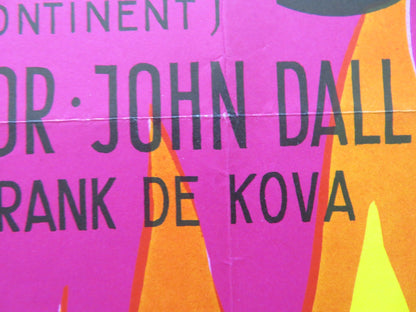 ATLANTIS: THE LOST CONTINENT DANISH POSTER ROLLED ANTHONY HALL JOYCE TAYLOR 1963 Rendezvous Cinema Movie posters