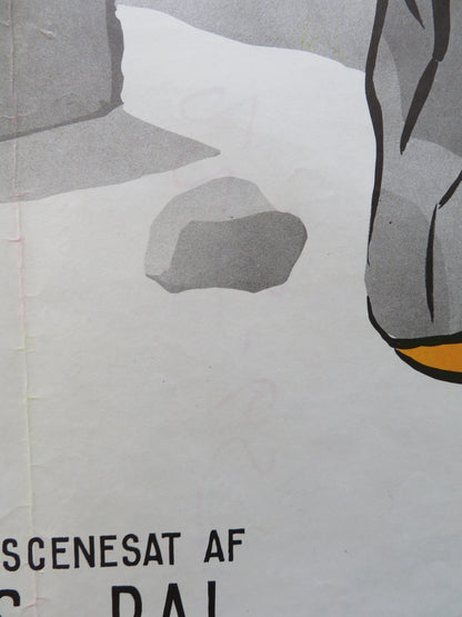 ATLANTIS: THE LOST CONTINENT DANISH POSTER ROLLED ANTHONY HALL JOYCE TAYLOR 1963 Rendezvous Cinema Movie posters