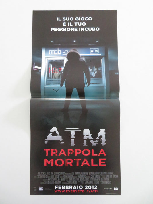 Atm - b Italian Locandina Poster Brian Geraghty Alice Eve 2012 Movie posters