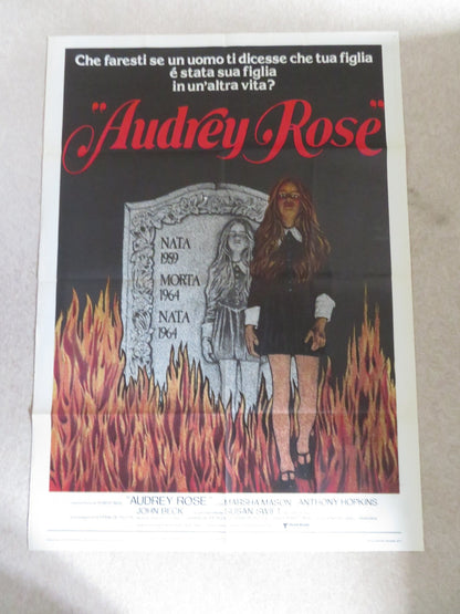 AUDREY ROSE ITALIAN 2 FOGLIO POSTER MARSHA MASON ANTHONY HOPKINS 1977 Rendezvous Cinema Movie posters