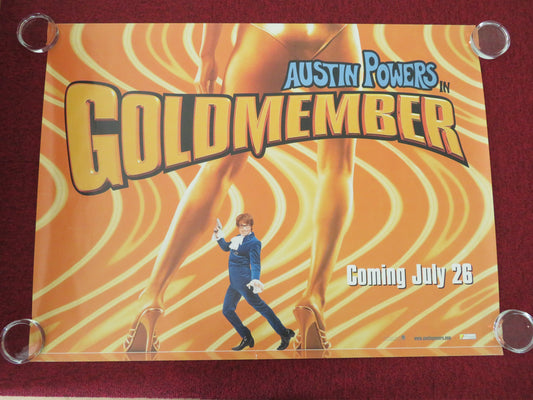 Austin Powers in Goldmember UK Quad Rolled Poster Mike Myers Beyonce 2002 Movie posters