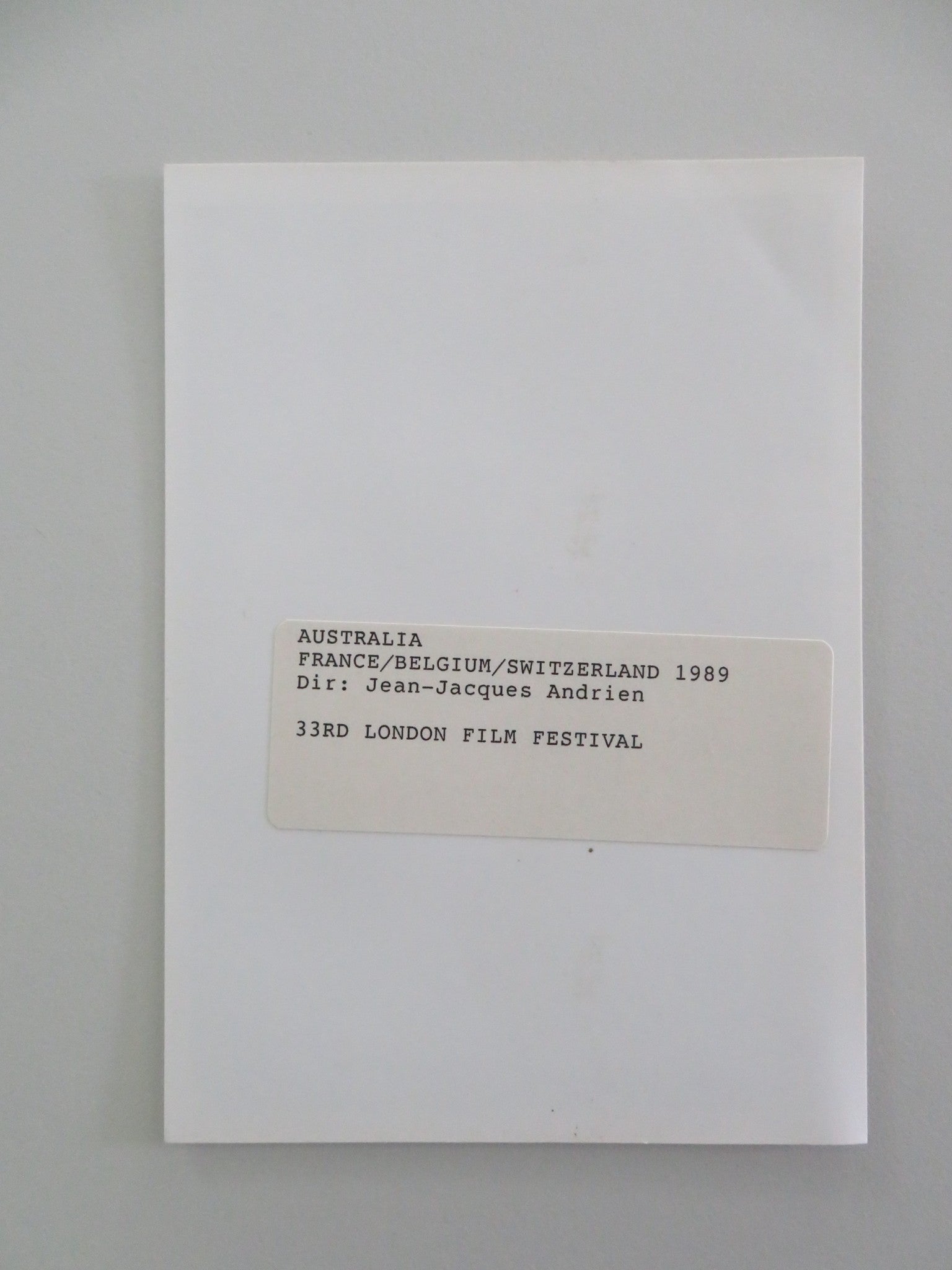 AUSTRALIA MOVIE STILL PHOTO JEREMY IRONS FANNY ARDANT 1989 Movie posters