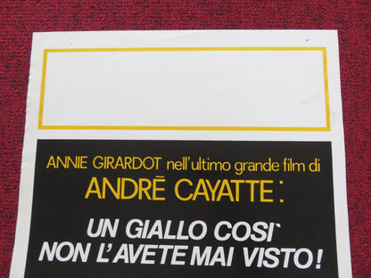 AUTOPSIA DI UN MOSTRO ITALIAN LOCANDINA POSTER ANNIE GIRARDOT 1977 Rendezvous Cinema Movie posters