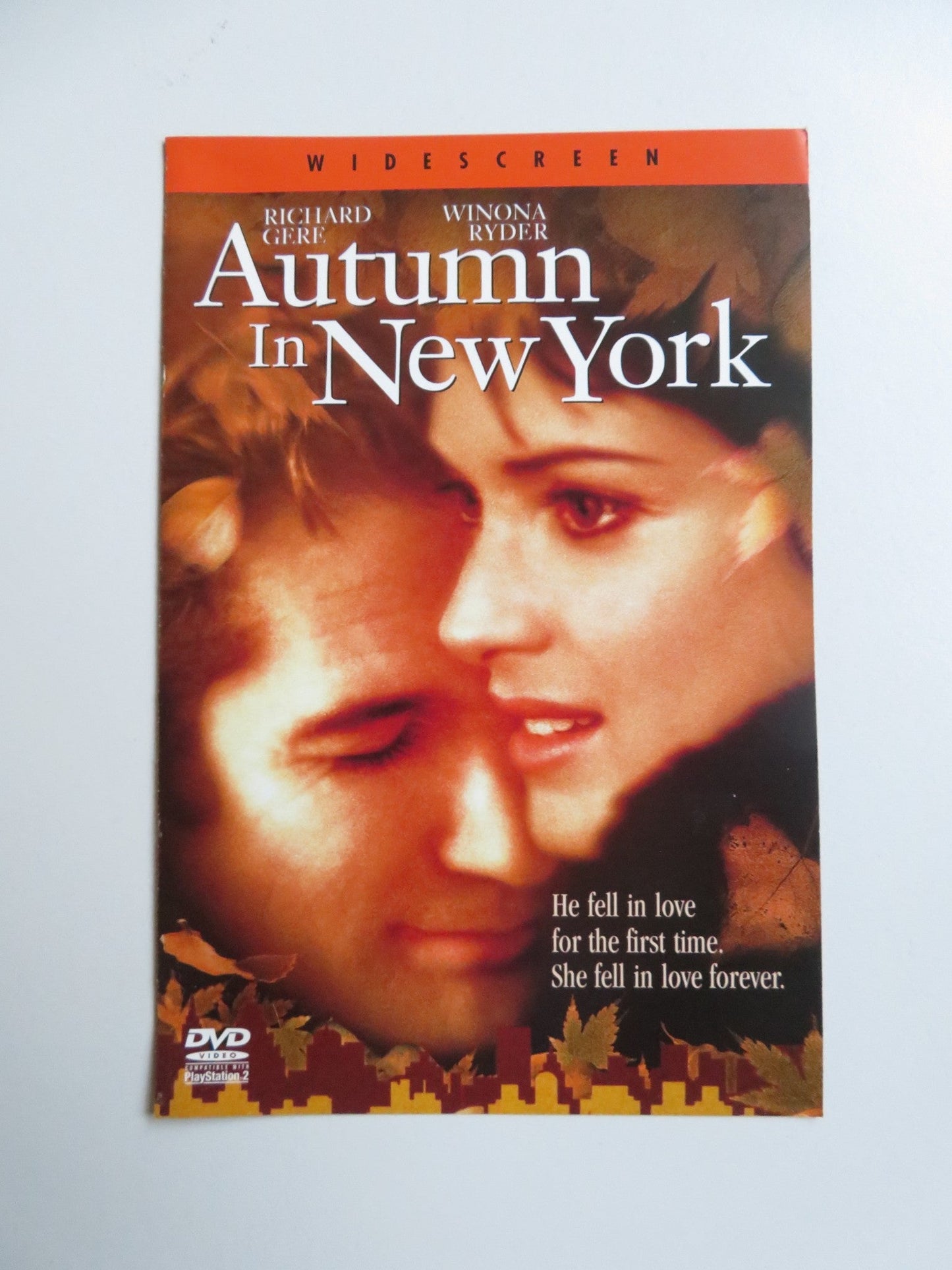 AUTUMN IN NEW YORK (DVD) RICHARD GERE WINONA RYDER 2000 REGION 2 Movie posters