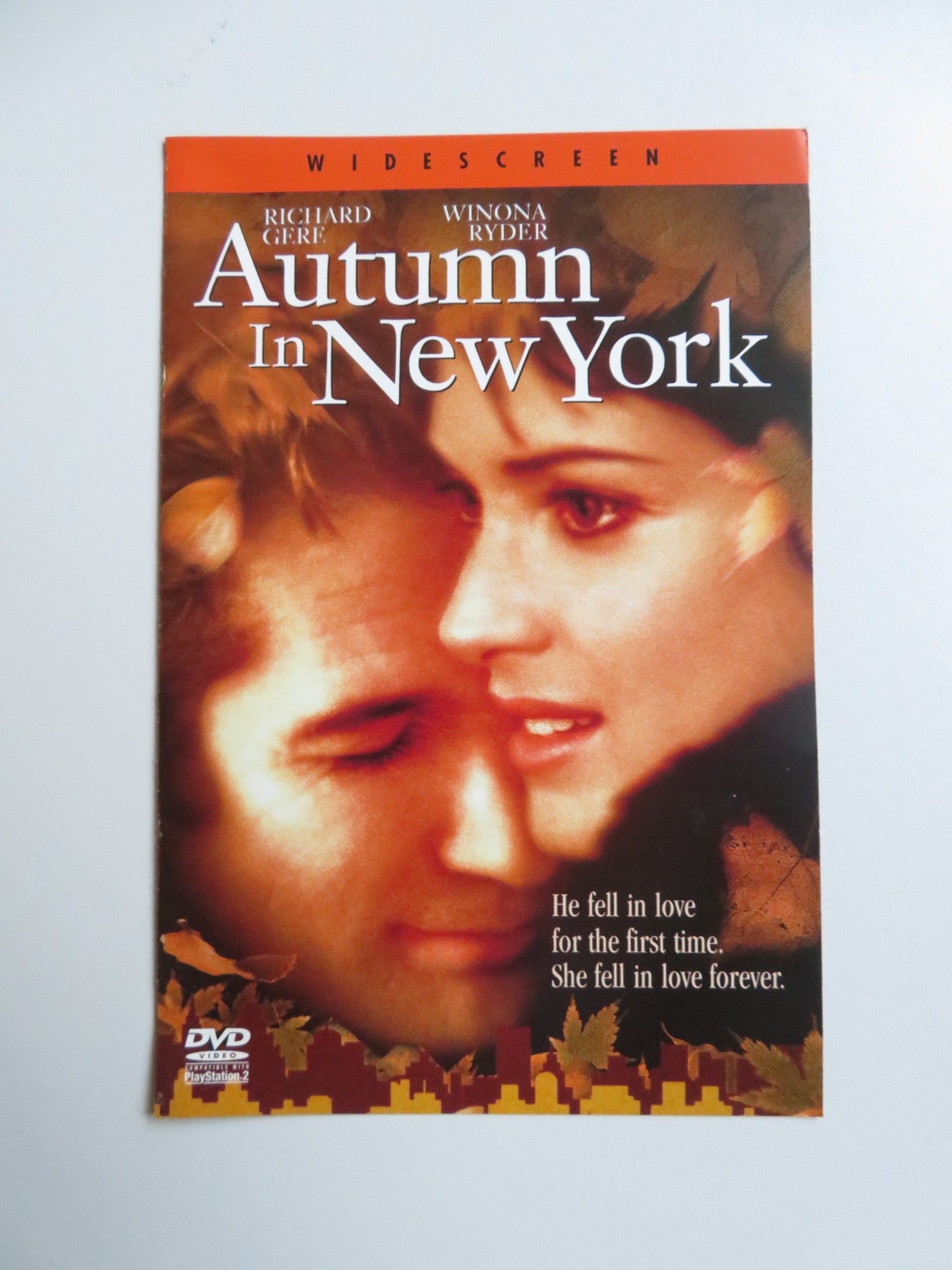 AUTUMN IN NEW YORK (DVD) RICHARD GERE WINONA RYDER 2000 REGION 2 Movie posters