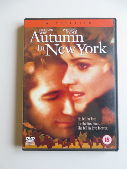 AUTUMN IN NEW YORK (DVD) RICHARD GERE WINONA RYDER 2000 REGION 2 Movie posters