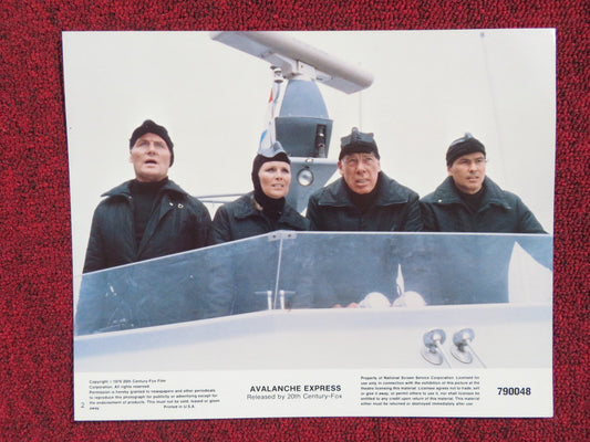 AVALANCHE EXPRESS - 2 LOBBY CARD LEE MARVIN ROBERT SHAW 1979 Rendezvous Cinema Movie posters