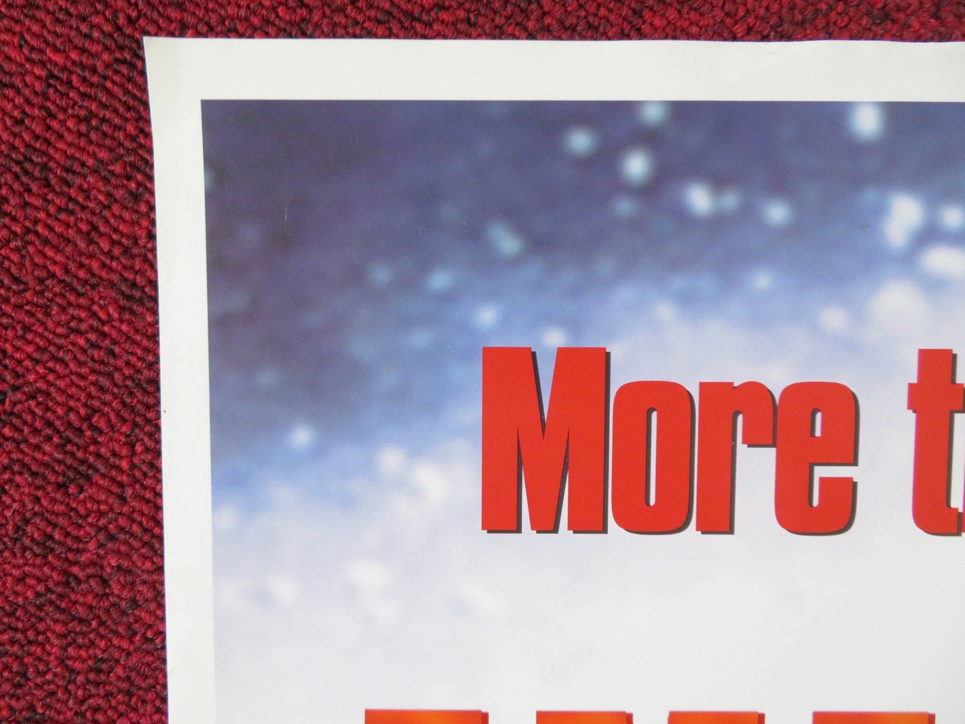 AVALANCHE VHS POSTER ROLLED THOMAS IAN GRIFFITH CAROLEEN FEENEY 1999 Rendezvous Cinema Movie posters