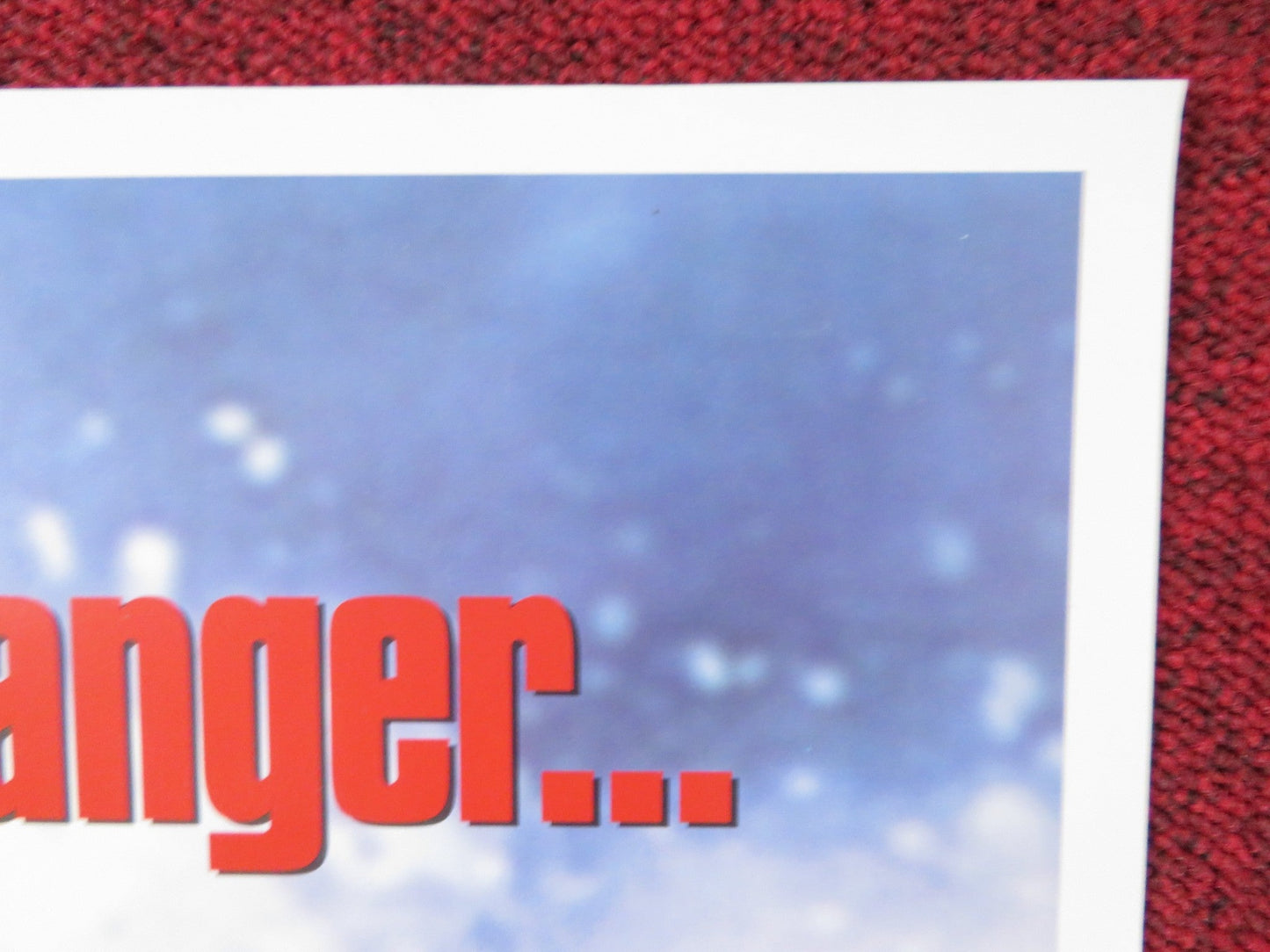 AVALANCHE VHS POSTER ROLLED THOMAS IAN GRIFFITH CAROLEEN FEENEY 1999 Rendezvous Cinema Movie posters