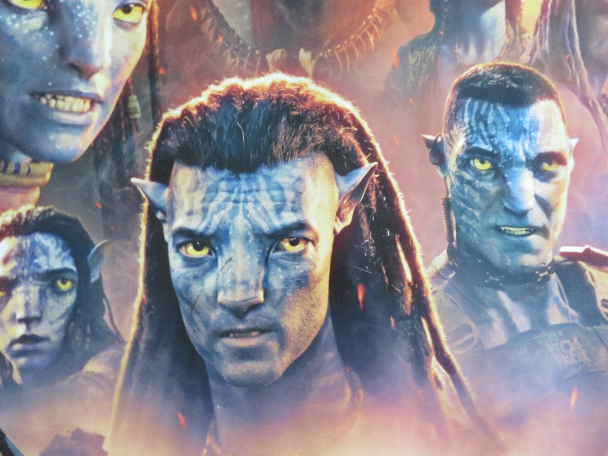AVATAR: FIRE AND ASH UK QUAD ROLLED POSTER SAM WORTHINGTON ZOE SALDANA 2025 Movie posters