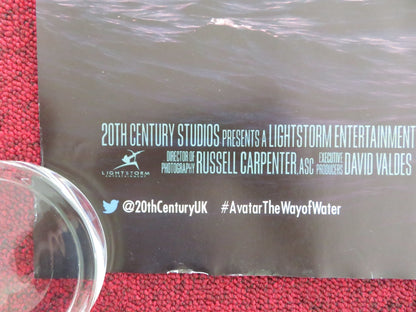 AVATAR: THE WAY OF WATER - A UK QUAD ROLLED POSTER SAM WORTHINGTON 2022 Movie posters