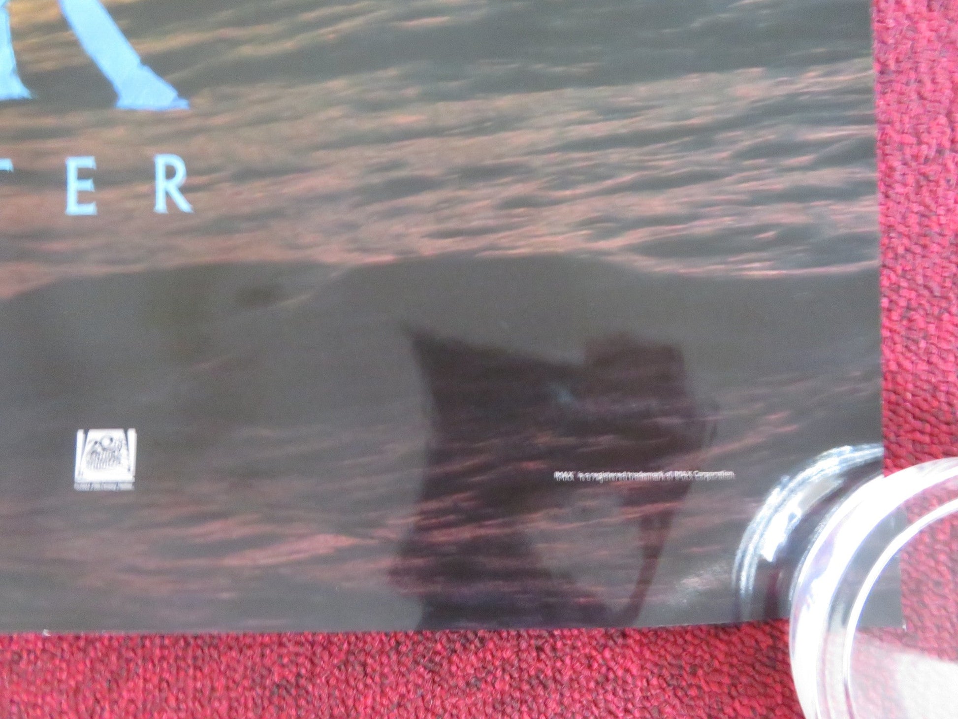 AVATAR: THE WAY OF WATER US ONE SHEET ROLLED POSTER SAM WORTHINGTON 2022 Rendezvous Cinema Movie posters