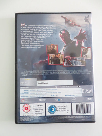 AVENGERS: AGE OF ULTRON (DVD) MARVEL ROBERT DOWNEY JR. HEMSWORTH 2015 REGION 2 Movie posters