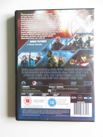 AVENGERS ASSEMBLE (DVD) MARVEL CHRIS EVANS ROBERT DOWNEY JR. 2012 REGION 2 Movie posters