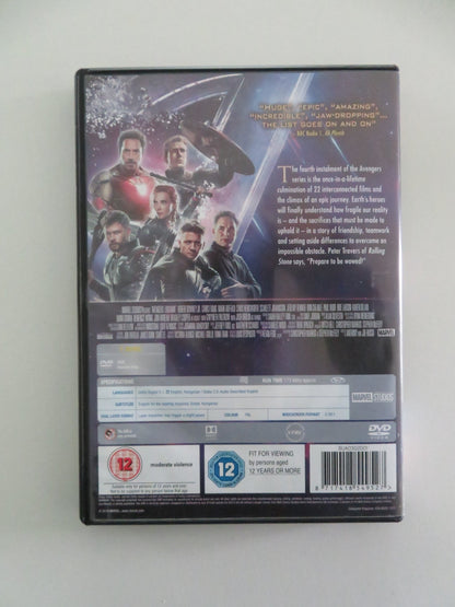 AVENGERS: ENDGAME (DVD) ROBERT DOWNEY JR. CHRIS EVANS 2019 REGION 2 - Rendezvous Cinema