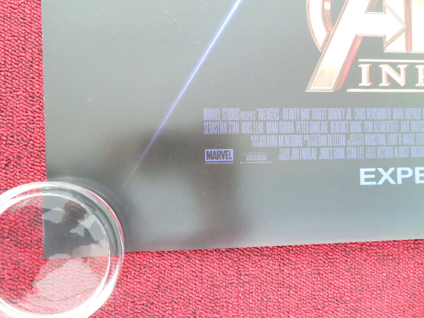 Avengers: Infinity War - A US One Sheet Rolled Poster Marvel R. Downey Jr. 2018 Movie posters