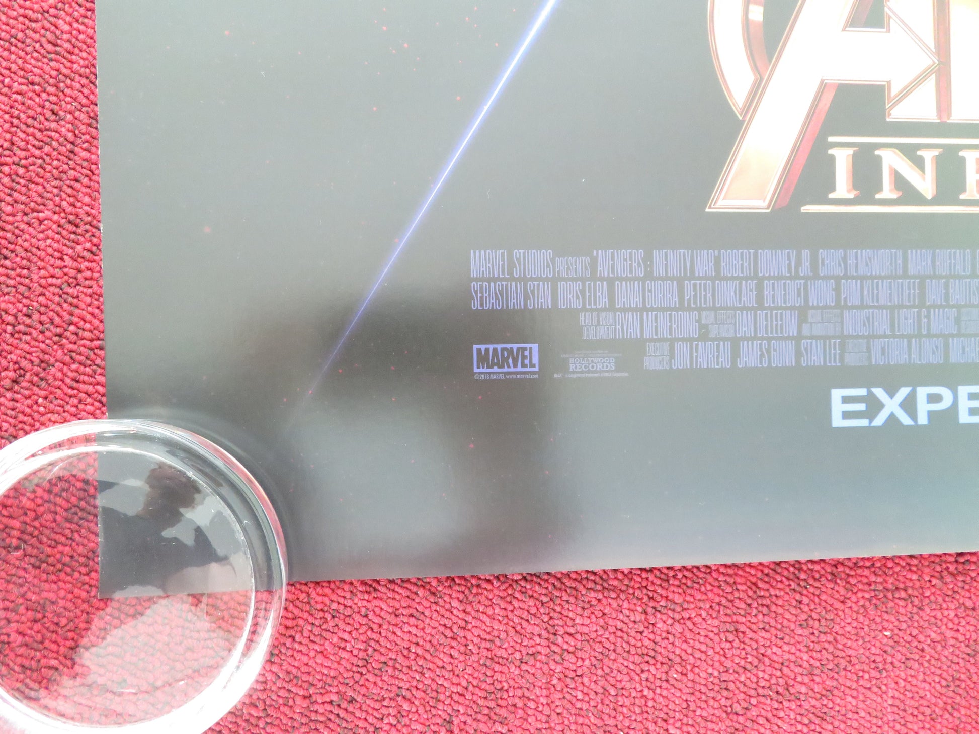 Avengers: Infinity War - A US One Sheet Rolled Poster Marvel R. Downey Jr. 2018 Movie posters