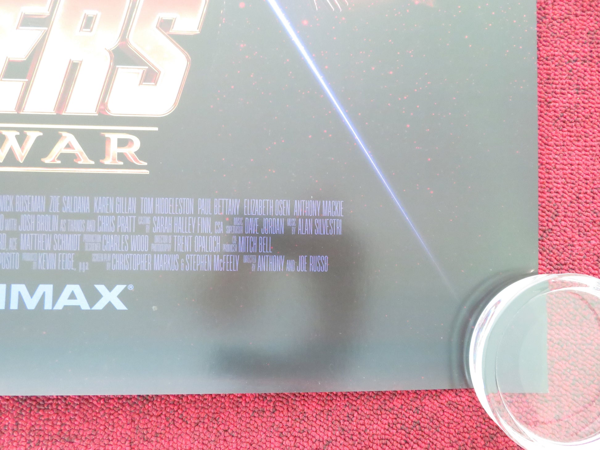 Avengers: Infinity War - A US One Sheet Rolled Poster Marvel R. Downey Jr. 2018 Movie posters