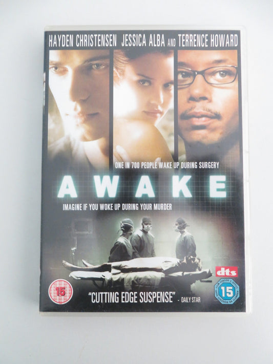 Awake (DVD) Hayden Christensen Jessica Alba 2007 Region 2 Movie posters