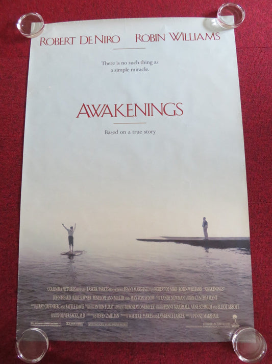 AWAKENINGS US ONE SHEET ROLLED POSTER ROBERT DE NIRO ROBIN WILLIAMS 1990 Rendezvous Cinema Movie posters