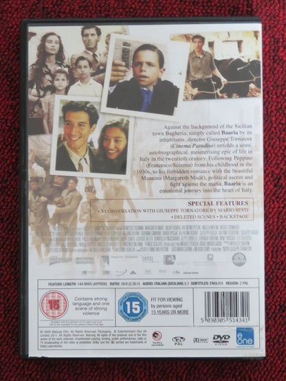BAARIA (DVD) ANGELA MOLINA FRANCESCO SCIANNA 2009 REGION 2 Rendezvous Cinema Movie posters