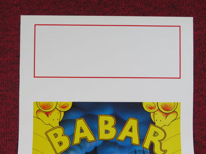 BABAR: THE MOVIE ITALIAN LOCANDINA POSTER GORDON PINSENT ELIZABETH HANNA 1990 Rendezvous Cinema Movie posters