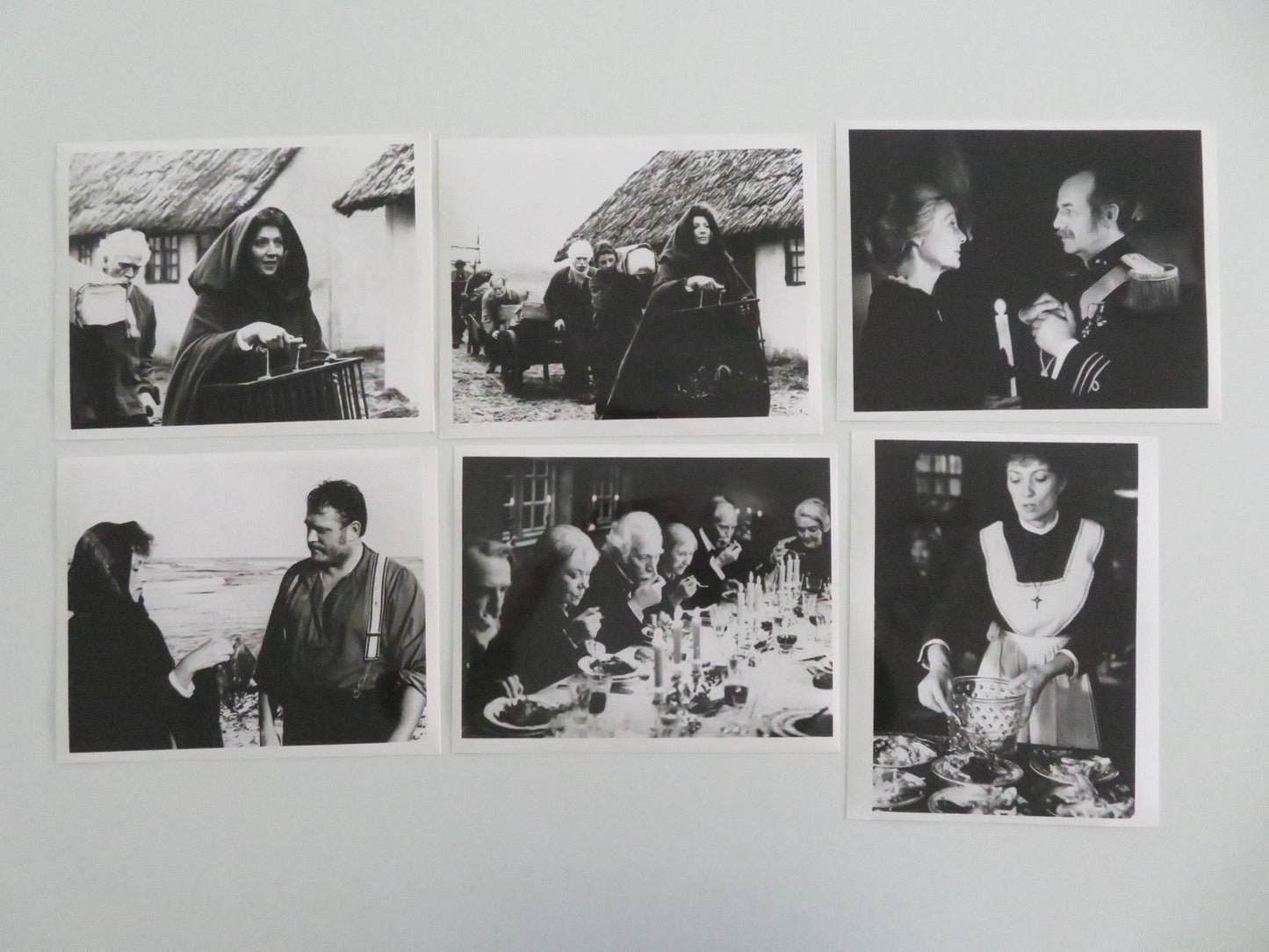 BABETTE'S FEAST MOVIE STILL PHOTO LOT OF 6 STEPHANE AUDRAN BODIL KJER 1987 - Rendezvous Cinema