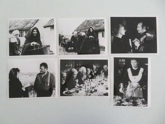 BABETTE'S FEAST MOVIE STILL PHOTO LOT OF 6 STEPHANE AUDRAN BODIL KJER 1987 - Rendezvous Cinema