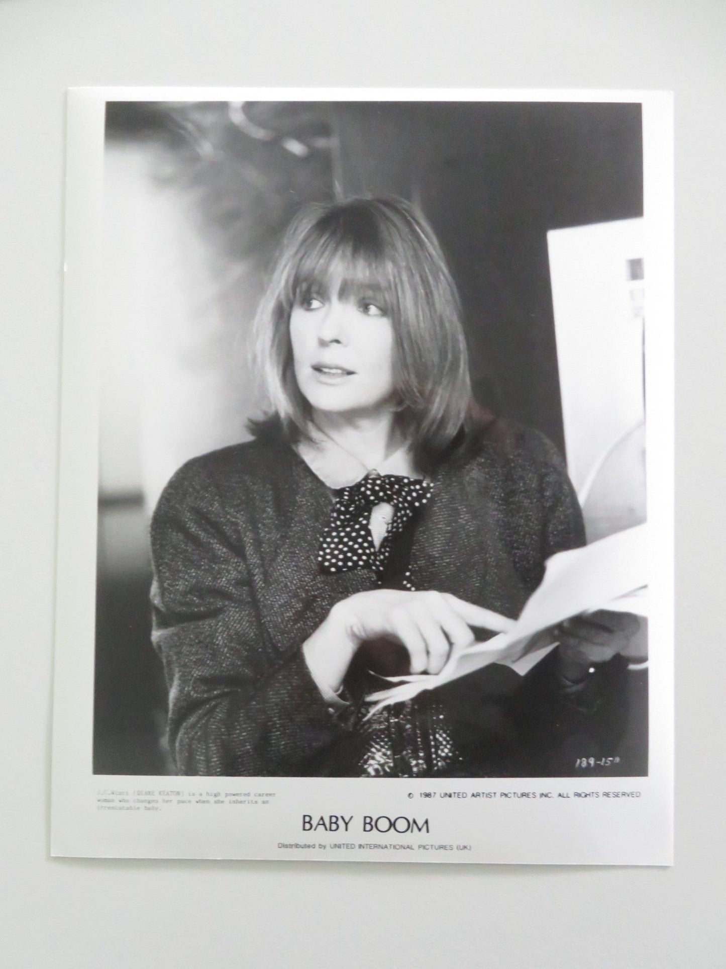 BABY BOOM MOVIE STILL PHOTO LOT OF 6 DIANE KEATON SAM SHEPARD 1987 Movie posters