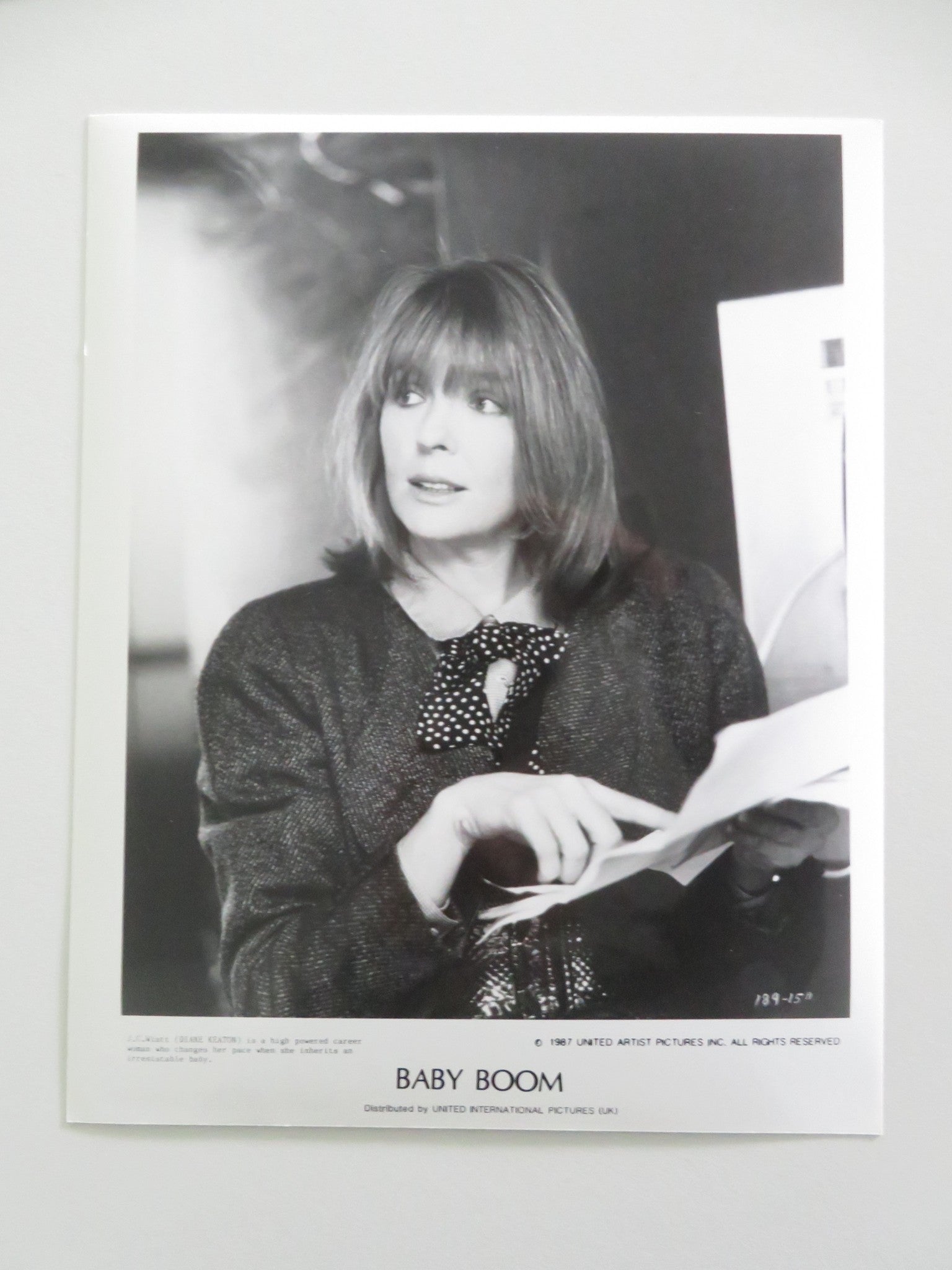 BABY BOOM MOVIE STILL PHOTO LOT OF 6 DIANE KEATON SAM SHEPARD 1987 Movie posters