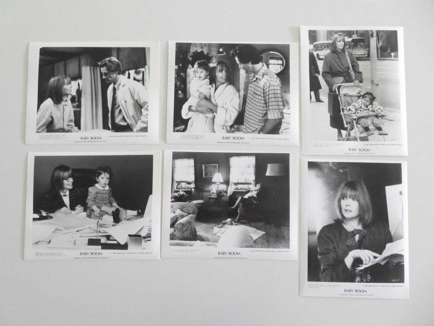 BABY BOOM MOVIE STILL PHOTO LOT OF 6 DIANE KEATON SAM SHEPARD 1987 Movie posters