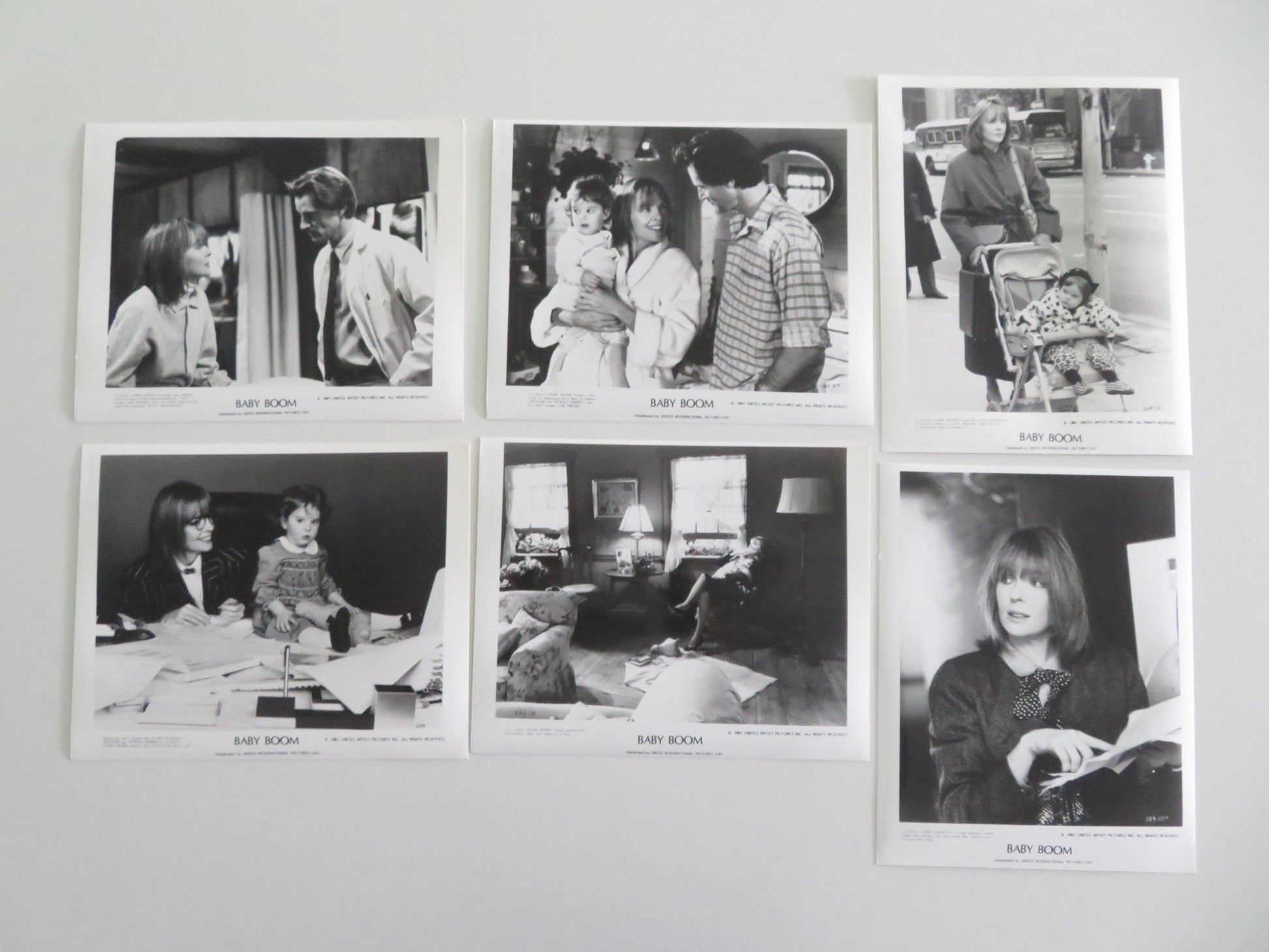 BABY BOOM MOVIE STILL PHOTO LOT OF 6 DIANE KEATON SAM SHEPARD 1987 Movie posters