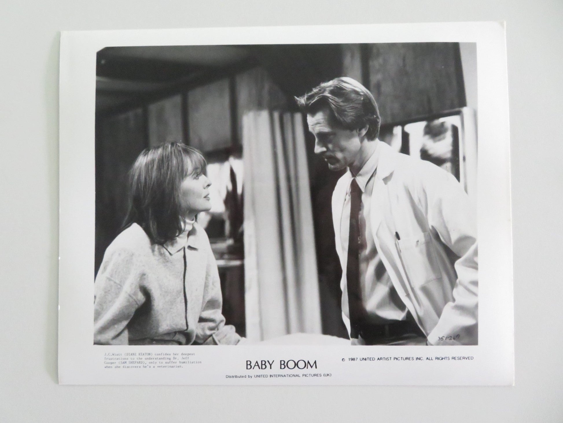 BABY BOOM MOVIE STILL PHOTO LOT OF 6 DIANE KEATON SAM SHEPARD 1987 Movie posters