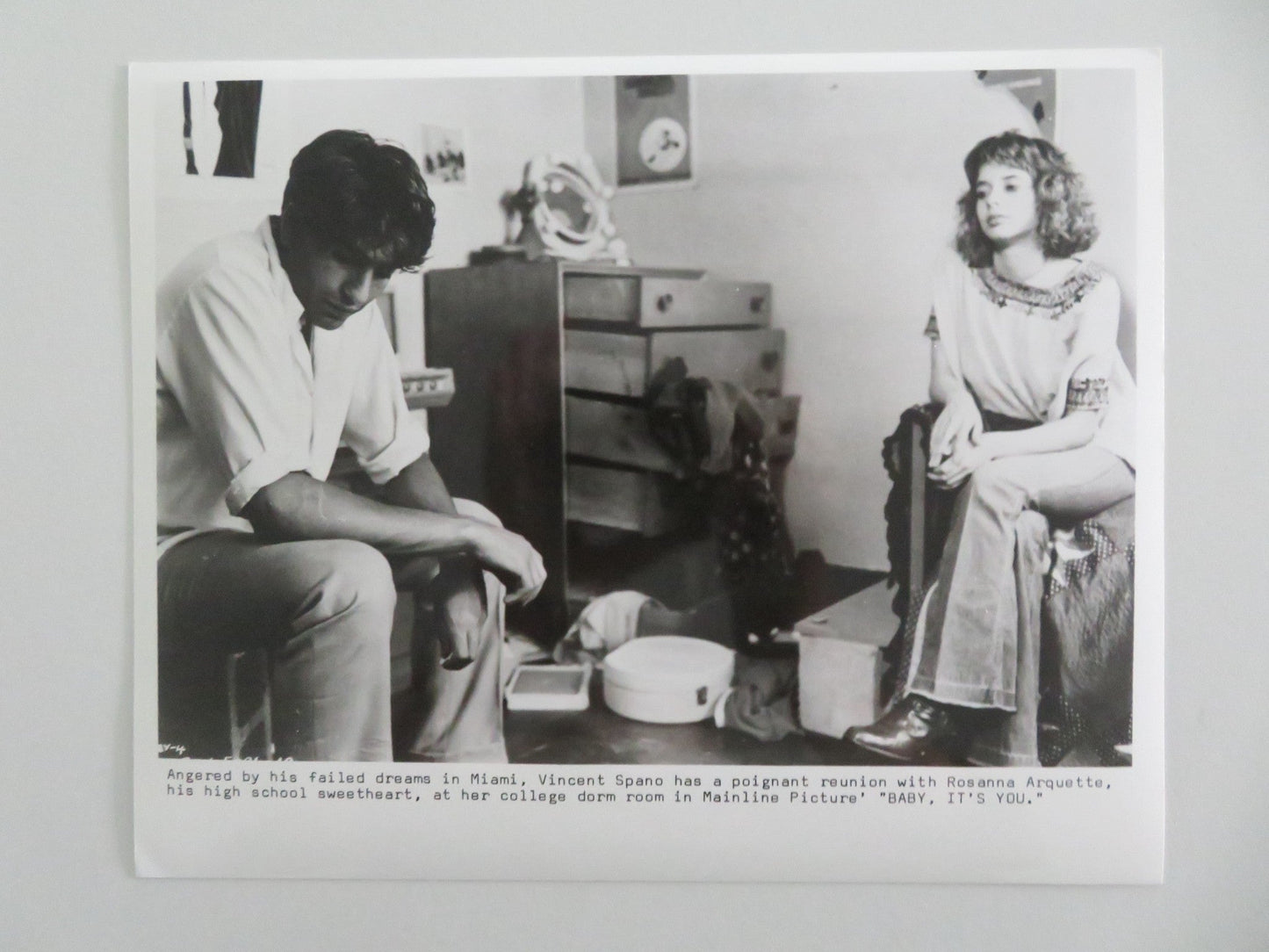 BABY IT'S YOU MOVIE STILL PHOTO LOT OF 6 ROSANNA ARQUETTE VINCENT SPANO 1983 - Rendezvous Cinema