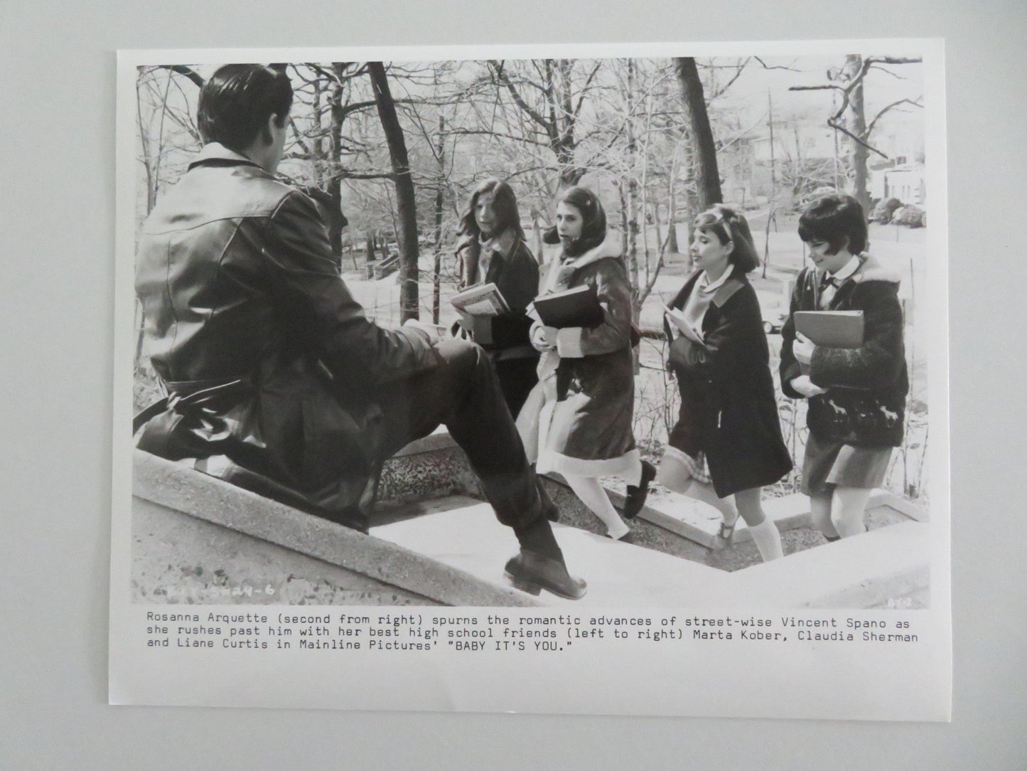 BABY IT'S YOU MOVIE STILL PHOTO LOT OF 6 ROSANNA ARQUETTE VINCENT SPANO 1983 - Rendezvous Cinema