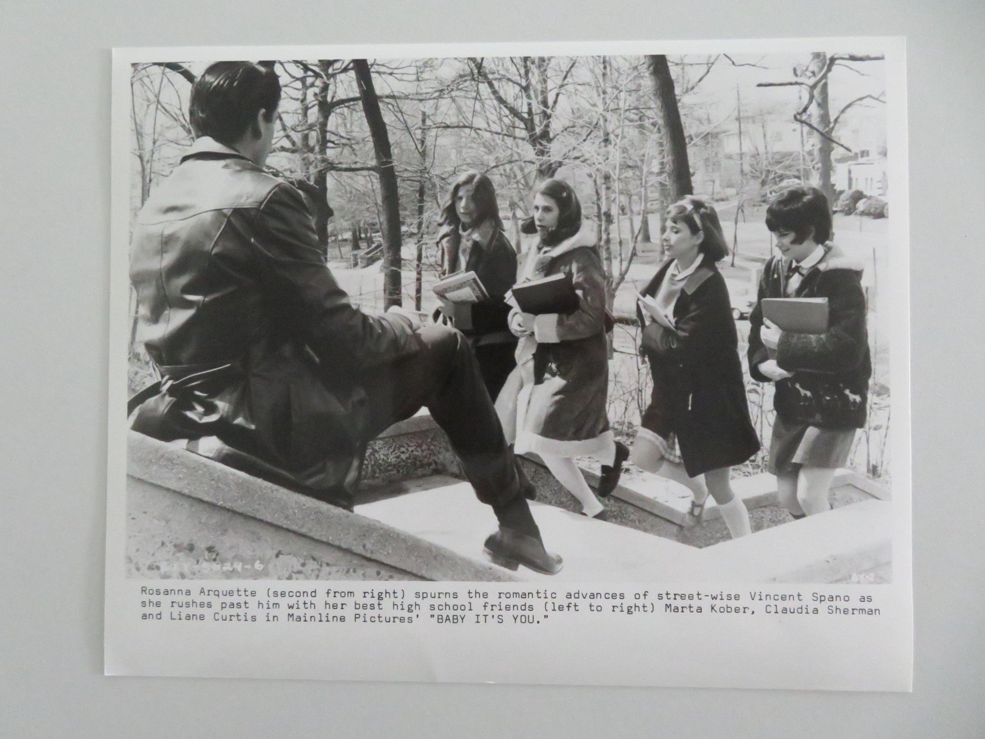BABY IT'S YOU MOVIE STILL PHOTO LOT OF 6 ROSANNA ARQUETTE VINCENT SPANO 1983 - Rendezvous Cinema