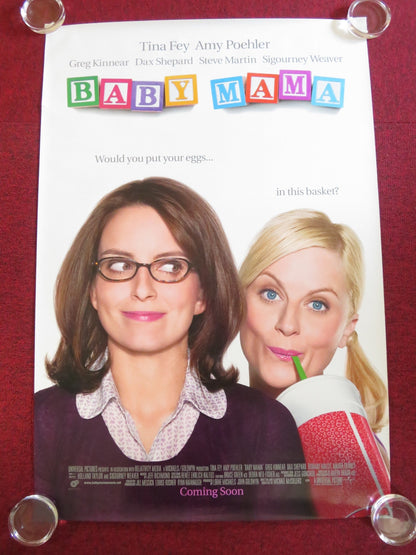 BABY MAMA US ONE SHEET ROLLED POSTER AMY POEHLER TINA FEY 2008 Rendezvous Cinema Movie posters
