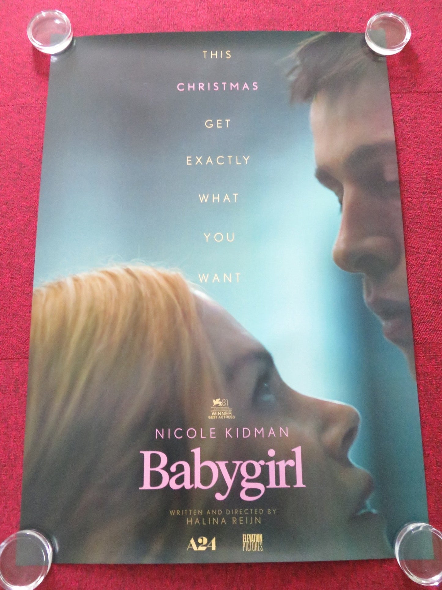 BABYGIRL US ONE SHEET ROLLED POSTER NICOLE KIDMAN HARRIS DICKINSON 2024 Rendezvous Cinema Movie posters
