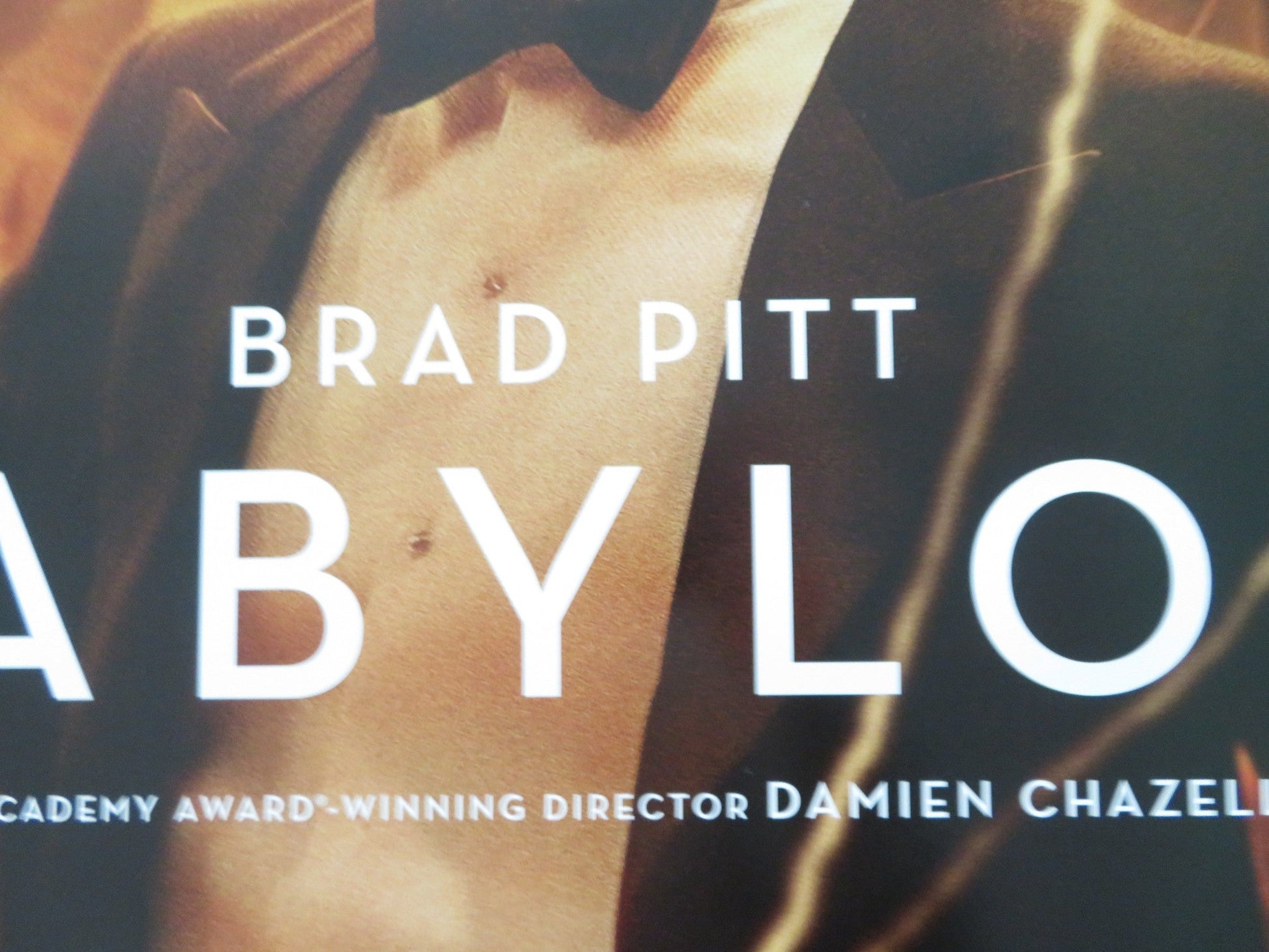 BABYLON US ONE SHEET ROLLED POSTER BRAD PITT MARGOT ROBBIE 2022 Rendezvous Cinema Movie posters