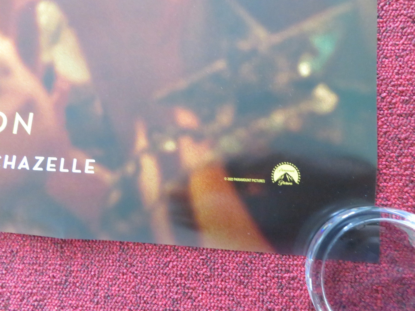 BABYLON US ONE SHEET ROLLED POSTER BRAD PITT MARGOT ROBBIE 2022 Rendezvous Cinema Movie posters