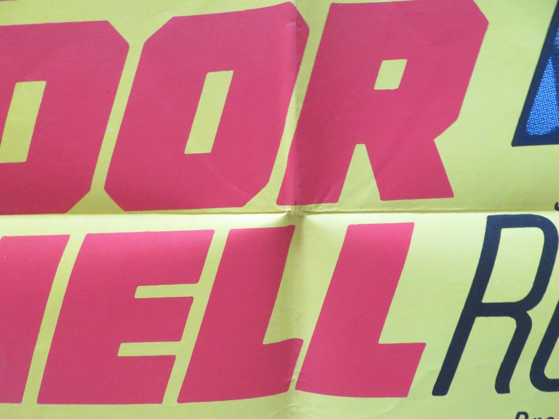 BACK DOOR TO HELL FOLDED US ONE SHEET POSTER JIMMIE RODGERS JACK NICHOLSON 1964 Rendezvous Cinema Movie posters